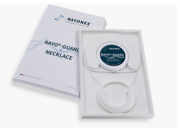 Rayo®-Guard mit Halskette Verpackung