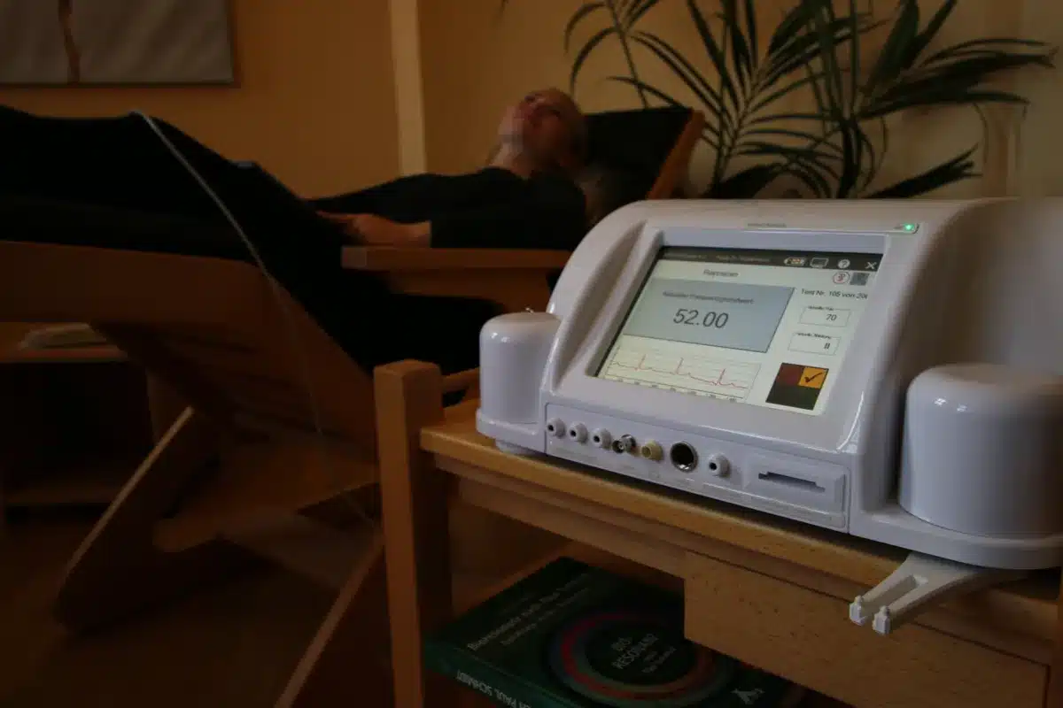 Behandlung am Rayocomp PS 1000 polar