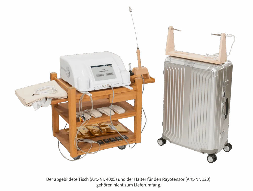 Rayocomp PS 1000 polar 4.0 BB Complete mit Gerätetisch, Detektoren und Aluminium-Trolley