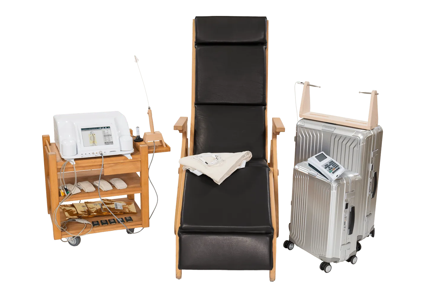 Rayocomp PS 1000 polar 4.0 BB Complete Premium mit Gerätetisch, Behandlungsstuhl und Trolley