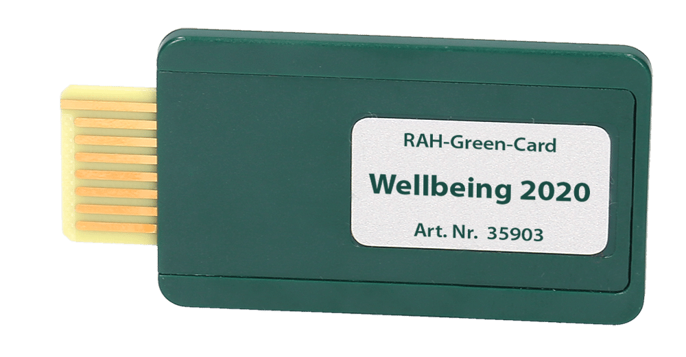 Green-Card „Wellbeing 2020“
